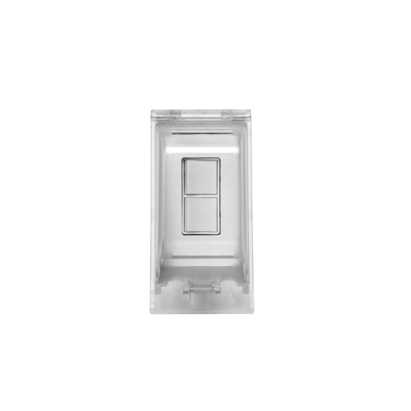 Eurofase EFSWWPW Single Duplex Switch Weatherproof Flush Mount And Gang Box White