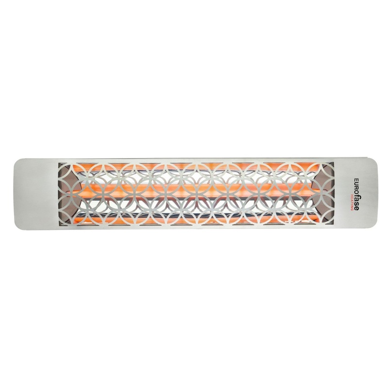 Eurofase EF25480S2 Single Element Heater Stainless Steel
